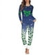 thumbnail image 2 of Pijama elegante de manga larga para mujer, ropa de dormir informal, conjunto de dos piezas, regalo de Navidad, Otoño e Invierno, 2 of 4