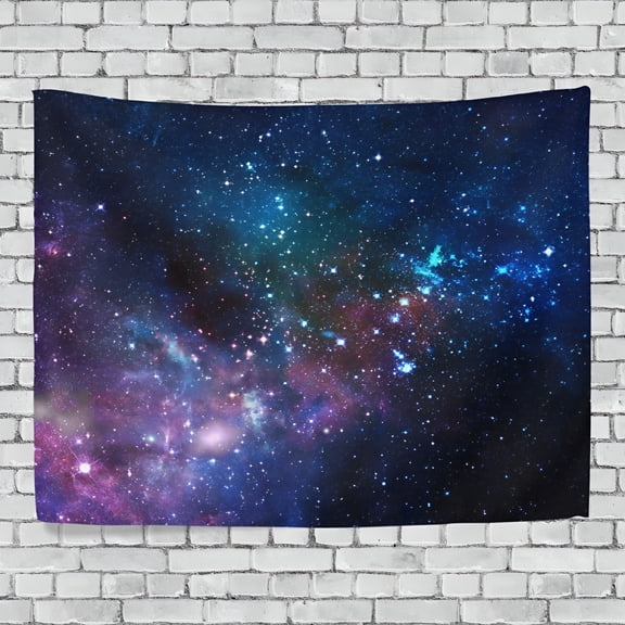 AUQ 2026 New Space Starry Sky Deep Outer Space Nebula and Galaxy in the Universe Pattern Tapestry Wall Hanging Xl for Bedroom Living Room Dorm Wall Art 90 X 60"Es