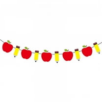 CCOCC Back to School Classroom Decorations Bundle-School Bus Pencil Banner,Pull Flags & Hanging Flowers for Bulletin Board,Door Decor-Vibrant Teacher Supplies for Pre-K & Elementary (52-Piece Set)