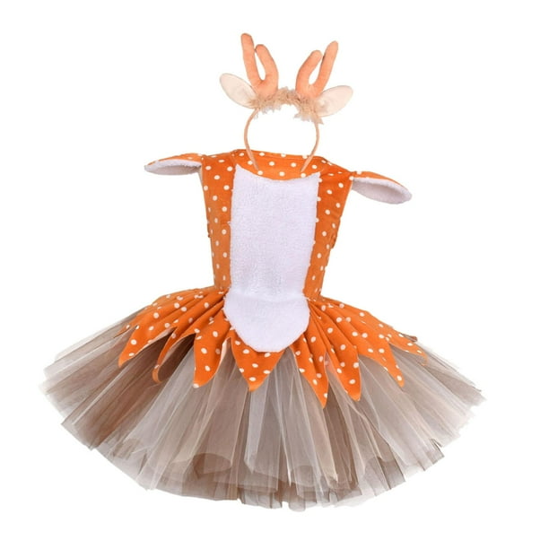 Disfraz de reno perfecl tutú de ciervo 2T Bodega Aurrera en línea