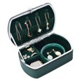 thumbnail image 1 of Small Travel Jewelry Box Jewelry Makeup Organizer Bag for Necklaces Rings Studs Bracelets, 1 of 2