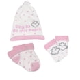 thumbnail image 2 of Conjunto George Niña 0-6 M Multicolor Gorrito, 1 Manoplas y 1 Par de Tines, 2 of 3
