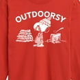 thumbnail image 3 of Peanuts - Outdoorsy Snoopy - Toddler & Youth Long Sleeve Graphic T-Shirt, 3 of 6