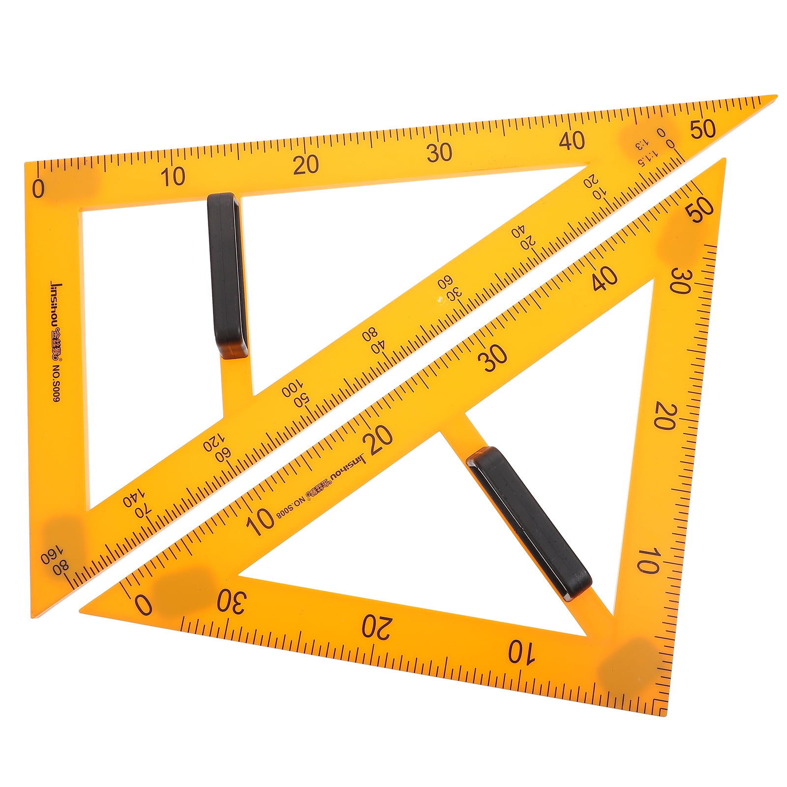 NUOLUX Dry Erase Ruler School Supplies Teachers Board Triangle