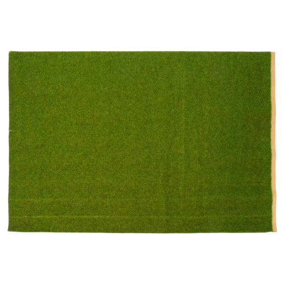 OUNONA Light Green Artificial Grass Mat, Plastic Nylon Turf for Home Decoration, Crafts, and Projects