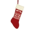 thumbnail image 2 of ¡Rebajas de Temporada!, Medias navideñas tejidas con diseños de Papá Noel y muñeco de nieve Bolsas de regalo rojas ideales para colgar en el árbol de Navidad 2 piezas Akmoler, 2 of 8