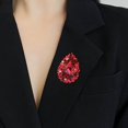 thumbnail image 4 of LYMAYTER Clothes Brooch Vivid Appearance Exquisite Brooch Pin - Lightweight, Polished Faux Crystal Waterdrop Shape, Costume Accessory, 4 of 7