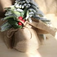 thumbnail image 6 of Linyer 100 Pieces Christmas Red Artificial Xmas Decor Froth Vivid Holly Berries Home Decoration Party Supplies Accessories, 6 of 8
