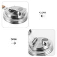 thumbnail image 3 of unbranded Mason Jar Lid Spout Mason Jar Lid Jar Protective Cover Mason Jar Cover Replacement Kitchen Mason Jar Drinking Cover Wide Mouth Mason Jar Drinking Lid Mason Jar Cover, 3 of 8