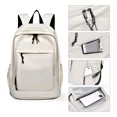 thumbnail image 2 of Mochila escolar Kikigoal CMF-9003BB color beige diseño lisa 32L, 2 of 6