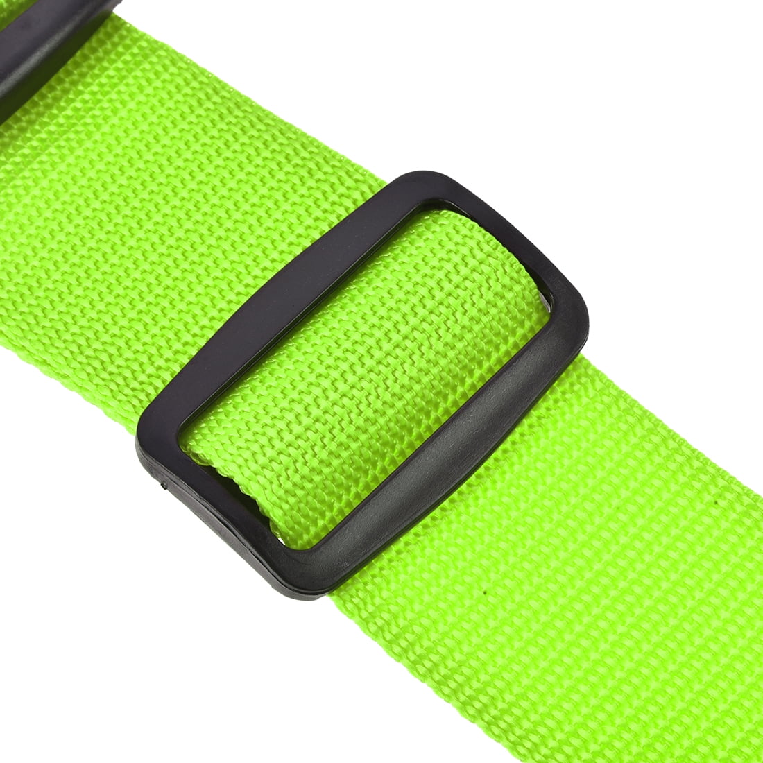 Unique Bargains Luggage Straps Belts with Buckle Label Adjustable Bag Packing Accessories Light Green