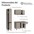 thumbnail image 4 of Cocina Integral Completa Modular Madesa Nice 160cm Crema 01, 4 of 6