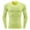 Yellow, variant on ZUKMRJPC Men's Compression Shirts Long Sleeve High Elastic Slim Fit Crewneck Pullover Running Workout Athletic Gym Baselayer Undershirts