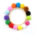 thumbnail image 6 of 100-Piece Multi Purpose Pom Poms, Spandex, 2cm/0.80-inch, Round, Multi Mix, for Hobby Supplies and DIY Crafts Decorations, 6 of 9