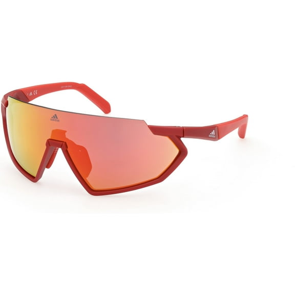 Sunglasses Adidas Sport SP 0041 67U Red Mirror   Clear Lenses