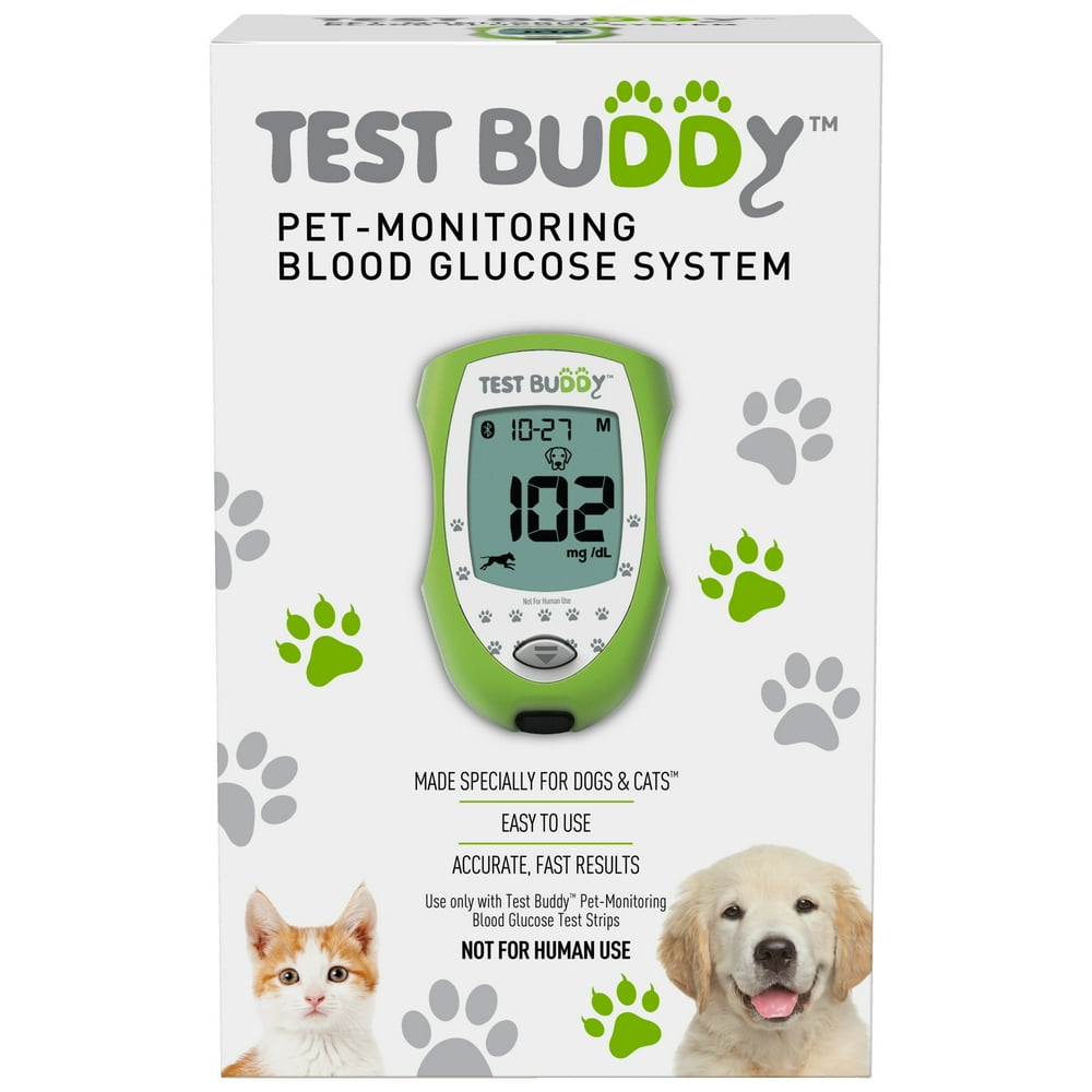 Test Buddy™ PetMonitoring Blood Glucose Meter Starter Kit Walmart
