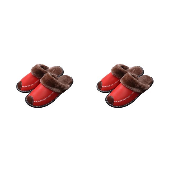 Minnieouse Zapatillas de casa, suministros de invierno, zapatos cálidos, accesorios impermeables para el hogar, calentador de estilo coreano, Type3 NO3