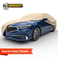 thumbnail image 3 of Budge Protector IV Tan Car Cover, 4 Layer Reliable Weather Protection, Multiple Sizes, 3 of 6