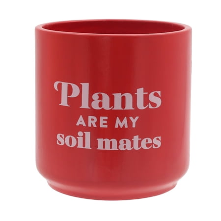 Valentine’s Day Soil Mates Planter Gift Set, Red, 4.75 in. by Way To Celebrate