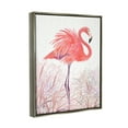 thumbnail image 3 of Stupell Flamingo Bird Tropical Grasses Patterned Animals & Insects Painting Gray Floater Framed Art Print Wall Art, 3 of 6