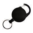 thumbnail image 2 of Llave retráctil portátil Baoblaze clip Retractor de llave extensible 60cm carrete de insignia de alambre de acero mosquetón regalos para amigos, 2 of 8