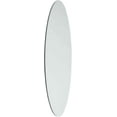 thumbnail image 5 of Mark&Day Wall Mirror, Wendling Modern Silver Oval Vanity Mirrors for Bedroom Living Room Bathroom and Entryway Home Decor, Mounted Mirror Frame Mirror for Walls (48" H x 24" W), 5 of 6