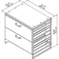 thumbnail image 5 of Scranton & Co 2 Drawer Lateral File Cabinet in Rustic Gray, 5 of 5