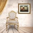 thumbnail image 3 of Borelli, Guido 24x19 Gold Ornate Wood Framed with Double Matting Museum Art Print Titled - caffe carlotta, 3 of 4