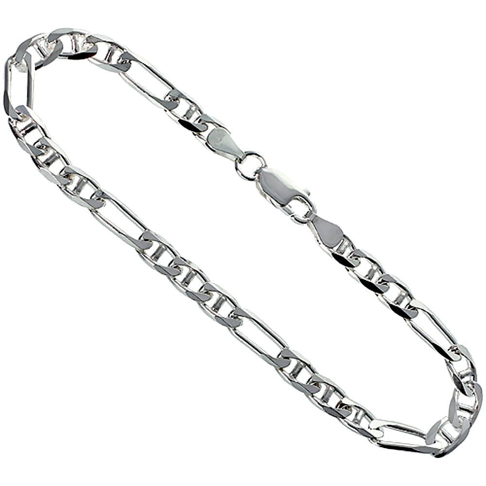 925 Sterling Silver Solid Figaro Gucci 