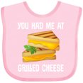 thumbnail image 3 of Inktastic You Had Me at Grilled Cheese Sandwich Boys or Girls Baby Bib, 3 of 4