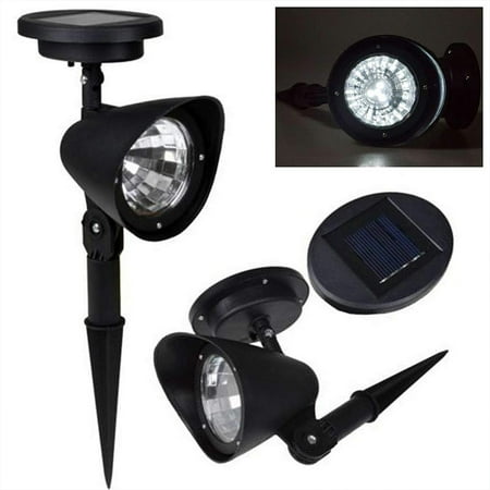 LED Lawn Solar Spotlight Outdoor Solar Power Lamp With Automatic On Off ...