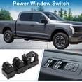 thumbnail image 2 of Interruptor de ventana eléctrico Unique Bargains Interruptor de control de ventana para Ford F-150 2015-2020 Negro, 2 of 7