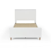 My Texas House Flynn Boucle Platform Bed, Queen, Cream