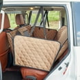 thumbnail image 7 of Wuztai Waterproof Car Pet Mat Scratch Resistant, Hammock Style Back Seat Cover for Dogs Cats SUVs Trucks, Pet Car Seat Protector Liner, 7 of 7
