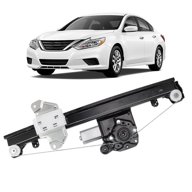 Power Window Regulator, 751-394 Front Driver or Passenger Side Window Regulator Lift Assembly and Motor, Compatible with Altima Base, Altima SR, Altima S / SL / SV