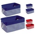 thumbnail image 2 of Coofit 2 Pcs Bac de Rangement Panier de Rangement Créatif Organisateur Bac avec Poignée pour Vêtements, 2 of 10