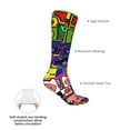 thumbnail image 6 of Saiise Geometry Dash Funny Socks Men Women Boys Kids Adults Novelty Graphic 20in stockings Crazy Design Casual Dress Socks for Sports,Running,Travel, 6 of 6