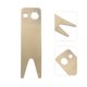 thumbnail image 4 of Guitarra múltiple llave inglesa de acero inoxidable llave de guitarra universal (plata), 4 of 5