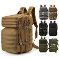 thumbnail image 1 of 45L Waterproof Multi-Compartment Tactical Backpack - Camouflage, Large Capacity, Perfect for Outdoor Fitness, Travel & Computer Use, 1 of 5