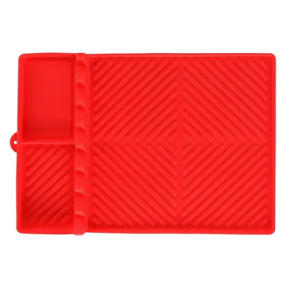 Heat BBQ Mat Fire Mat For Grill Non Stick Silicone Cooking Pad Protective Grill Accessories Durable Grill Side Shelf Liner Replacement Charbroil Panels Grill Mats for Outdoor Grill Silicone Pad for