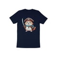 thumbnail image 5 of Funny Ocean Sea Pirate Sailor Cat Kitten Marine Cruise Gift T-Shirt Pirate Cat Kitten Sailor Birthday Holiday Presents Men Women Tshirt, 5 of 10