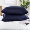 thumbnail image 4 of Unique Bargains Satin Pillowcases with Envelope Closure 2pcs, 4 of 9