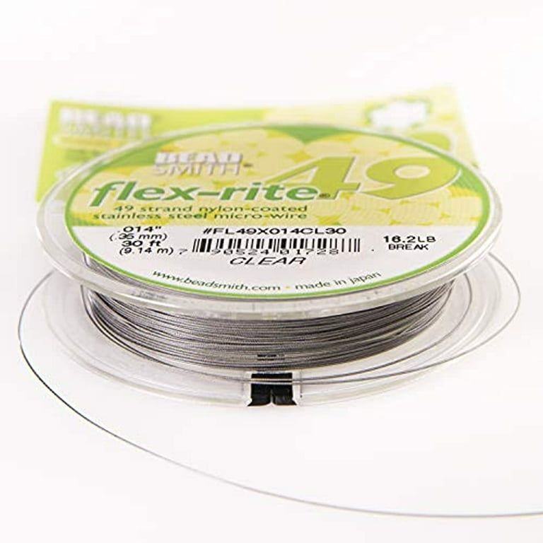 Soft Flex 19-Strand and 49-Strand Beading Wire Set of 6 in