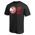 thumbnail image 2 of Men's Black Atlanta Hawks Whole New Game Team T-Shirt, 2 of 4