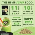 thumbnail image 5 of GreenIVe Organically Grown Hemp Hearts Hulled Hemp Plant Based Protein Packed Vegan Omegas (1 Pound), 5 of 7
