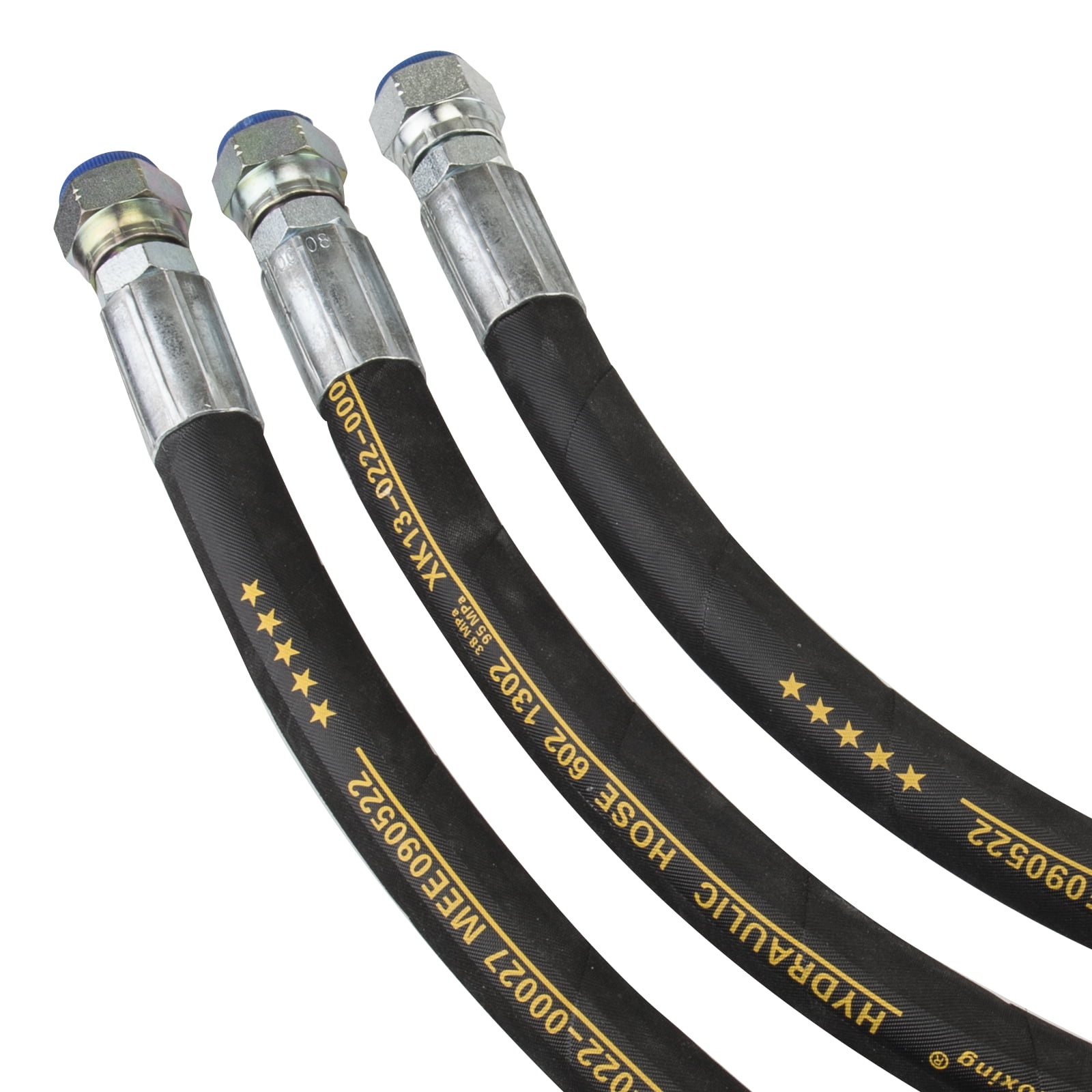 3mirrors Diesel Allison Transmission Cooler Lines Hoses Kit Compatible with 2006 - 2010 Chevy/GMC 6.6L Duramax w/ Adapters