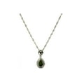 thumbnail image 3 of Gold Coast Green Opal Pear Shaped Platinum Plated Pendant & Necklace Set, 12 PC, 3 of 6