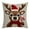 D, variant on 1 Pcs Christmas Theme Reindeer Santa Claus And Snowman Pattern Pillowcase, Festival Atmosphere Decoration Living Room Sofa Cushion Cover