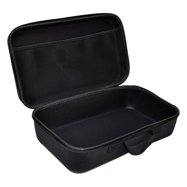Bolsa Organizadora para Almacenamiento de Taladros Eléctricos, Contenedor Multifuncional, Material EVA con Asa, Diseño Portátil a Prueba de Golpes, Ad Borde negro
