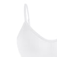 thumbnail image 6 of OGLCCG Adjustable Sports Bra for Women,Low Back Running Workout Bra for Fitness, Supportive Wireless Seamless Yoga Bras,White, 6 of 7